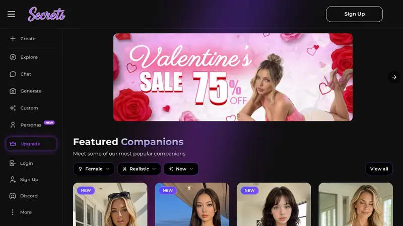 Secrets AI skärmdump